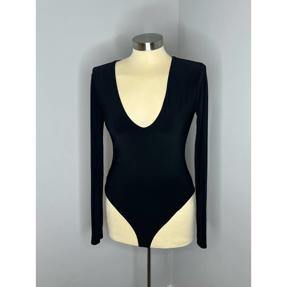 FASHION NOVA black long sleeve bodysuit‎ - Picture 1 of 5